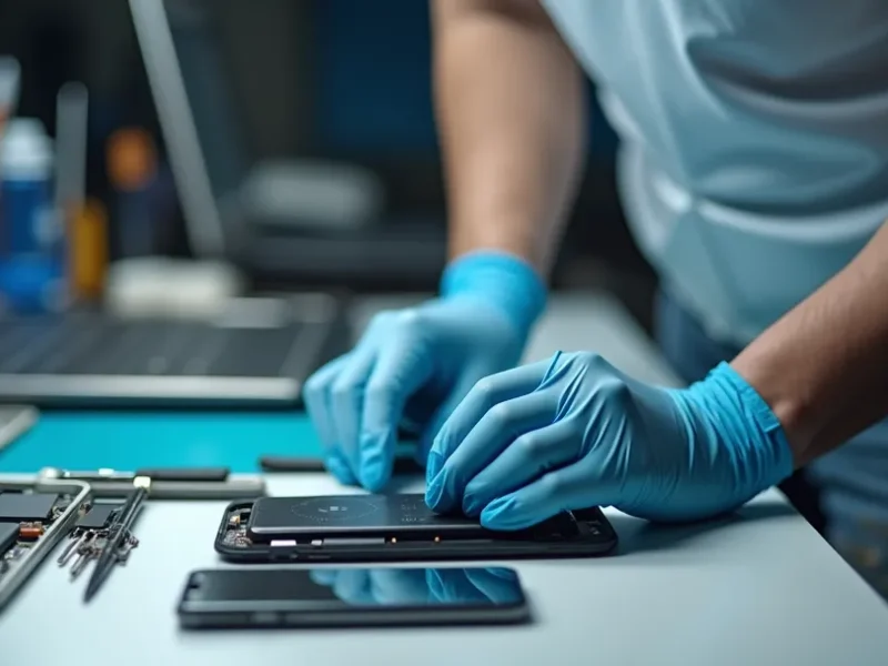 Swollen battery replacement