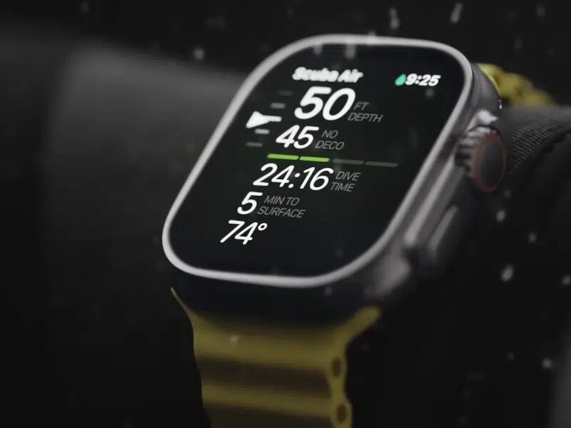 Apple Watch Ultra underwater activities