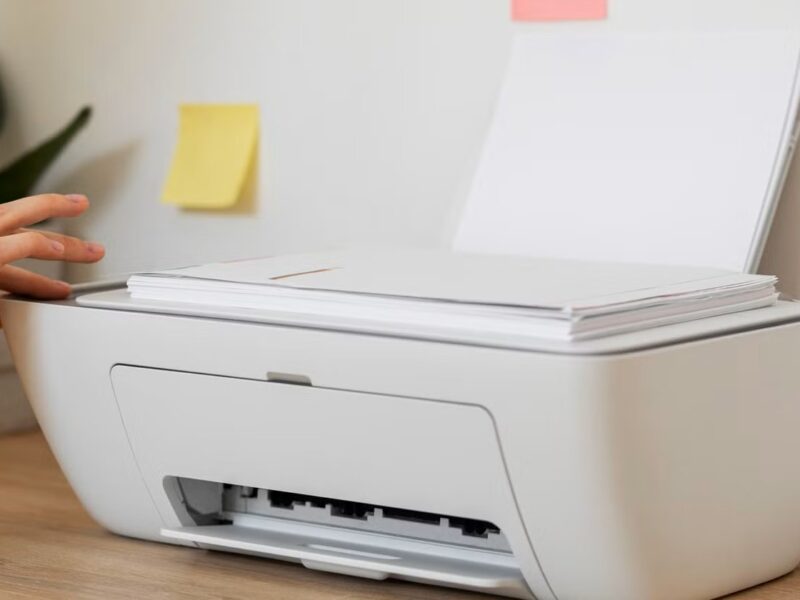 HP DeskJet printing blank pages