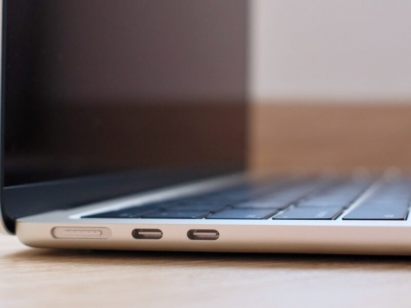 MacBook Air M3 USB-C port repair