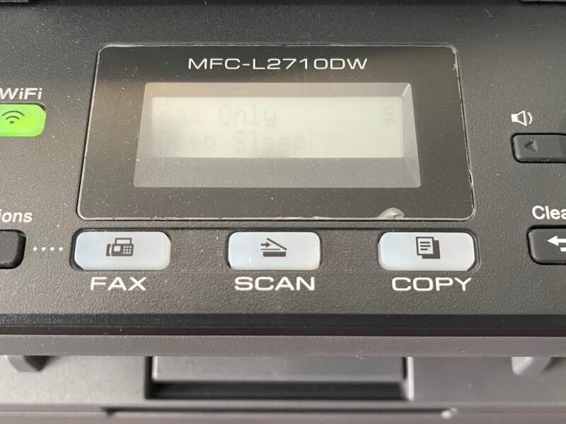 Brother MFC-L2710DW scanner not working