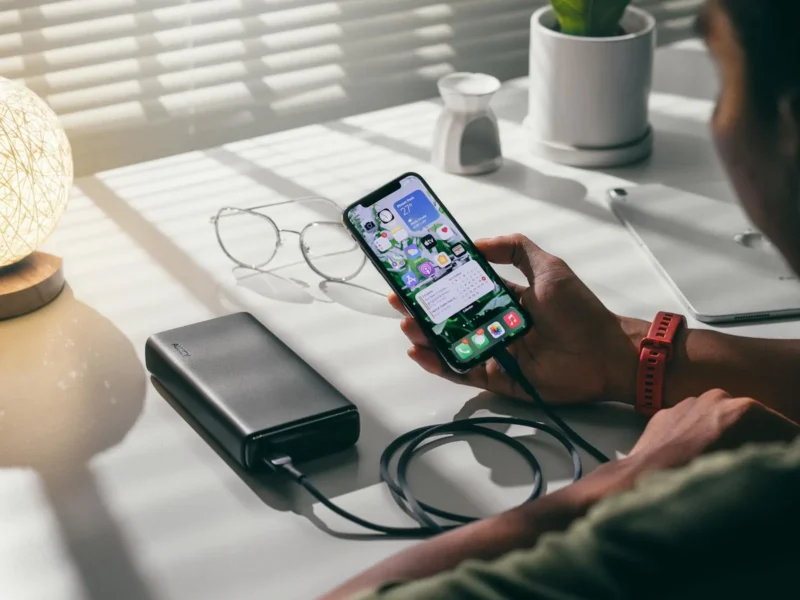 Using phone while charging