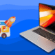 MacBook Pro on a desk being optimized for better performance.