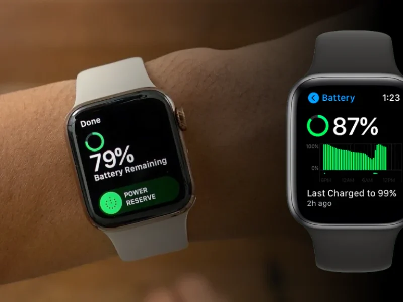 Adjusting Apple Watch settings to optimize performance and battery life.