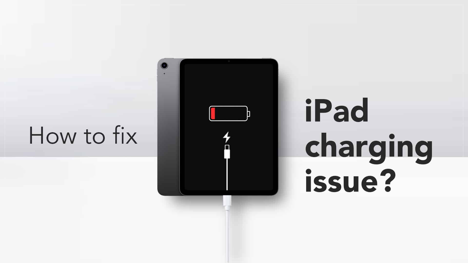 iPad charging slowly troubleshooting and repair guide.
