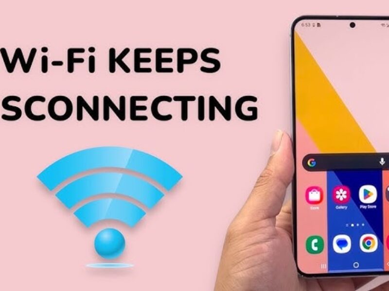 Samsung phone showing unstable Wi-Fi connection issue.