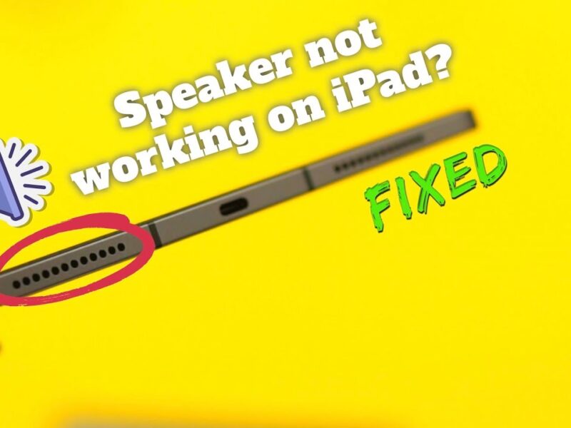 iPad loudspeaker repair in Dubai.