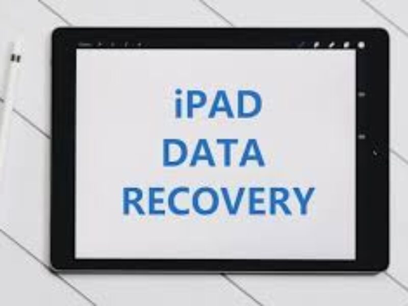 iPad data recovery after system crash and factory reset illustration.