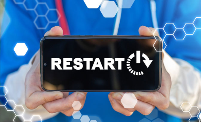 android phone keeps restarting error screen