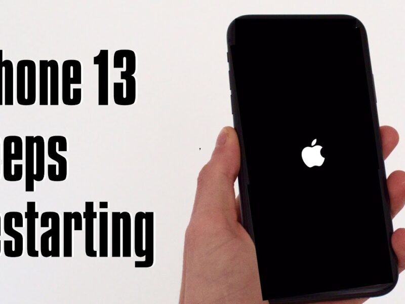 iPhone 13 Keeps Restarting issue