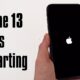 iPhone 13 Keeps Restarting issue
