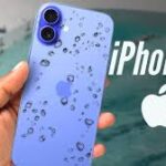 Everything You Need to Know About Water Resistance Ratings for iPhone 16 An iPhone 16 submerged in clear water showing the IP68 rating durability.
